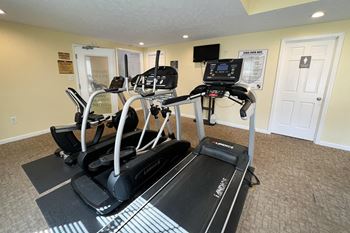The gym at the village apartments